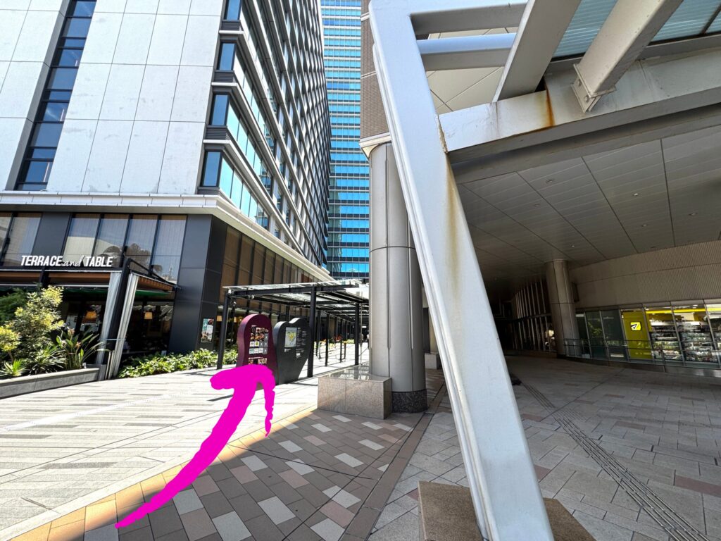 川崎駅からスペルノーヴァへ行く画像