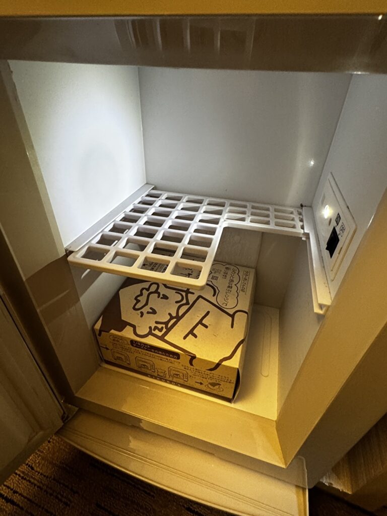 冷蔵庫のサイズ感の画像