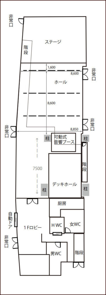 フロアマップの画像