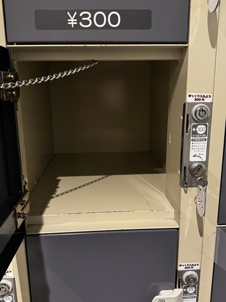 新宿ReNY ロッカー 奥行き