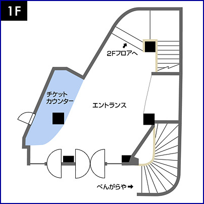 ボトムライン　フロアマップ　1階