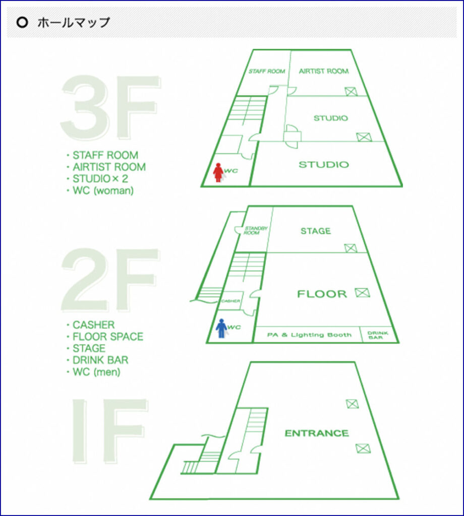 前橋ダイバー フロアマップ