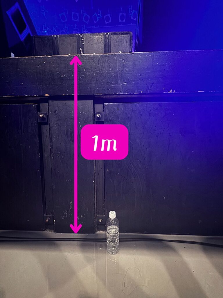 名古屋エル　ステージの高さ