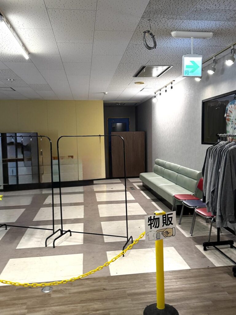 富山ソウルパワー　待機場所