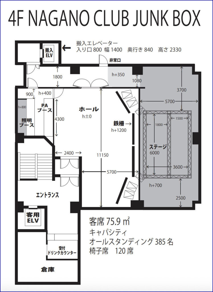 フロアマップ(画像引用:公式サイト)